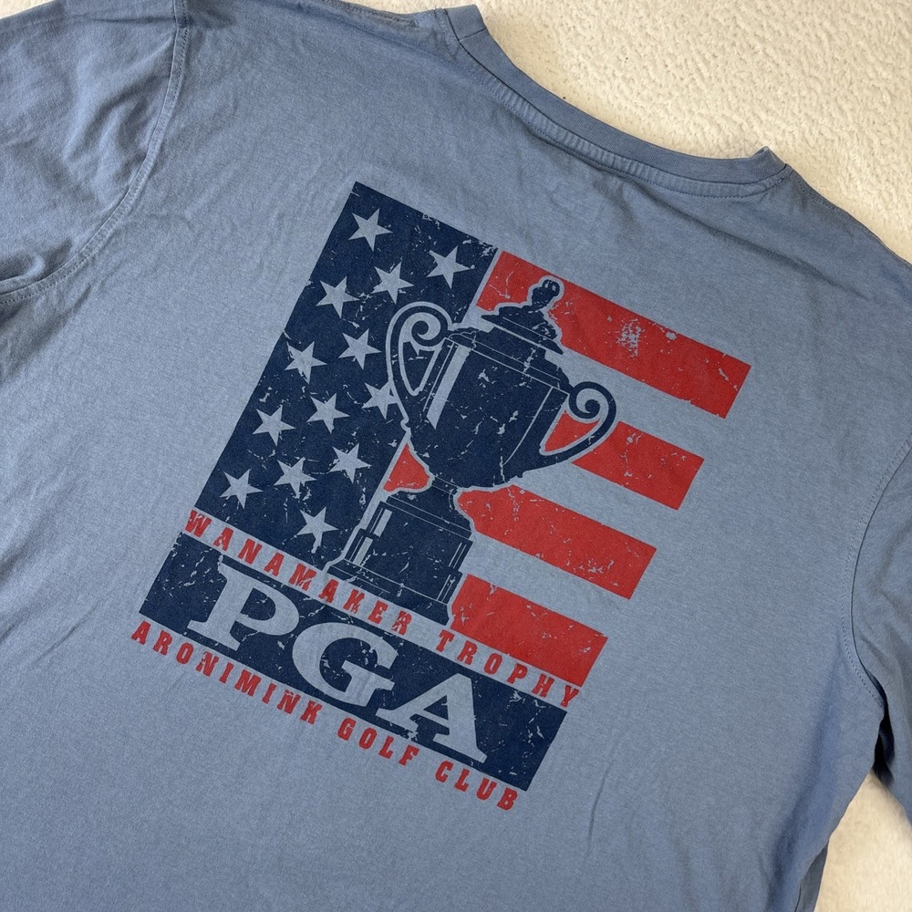 2026 PGA CHAMPIONSHIP Aronimink Golf Club Shirt XL Blue Long Sleeve Crewneck Tee
